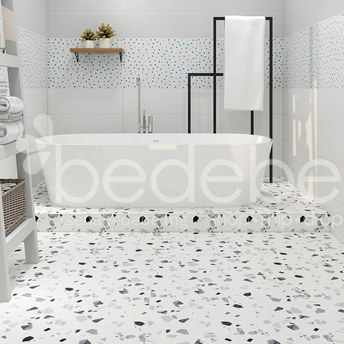 Color Terrazzo Tile Bathroom, What Color Tile For Kitchen Floor